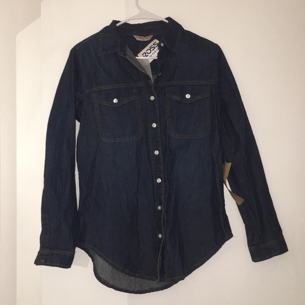Denim Top Brand New With Tags